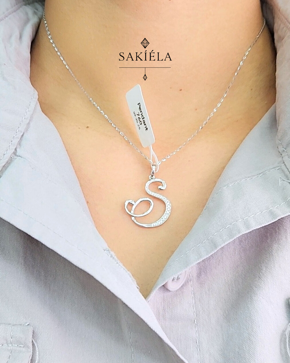 "S" Pendant - 0.30cts