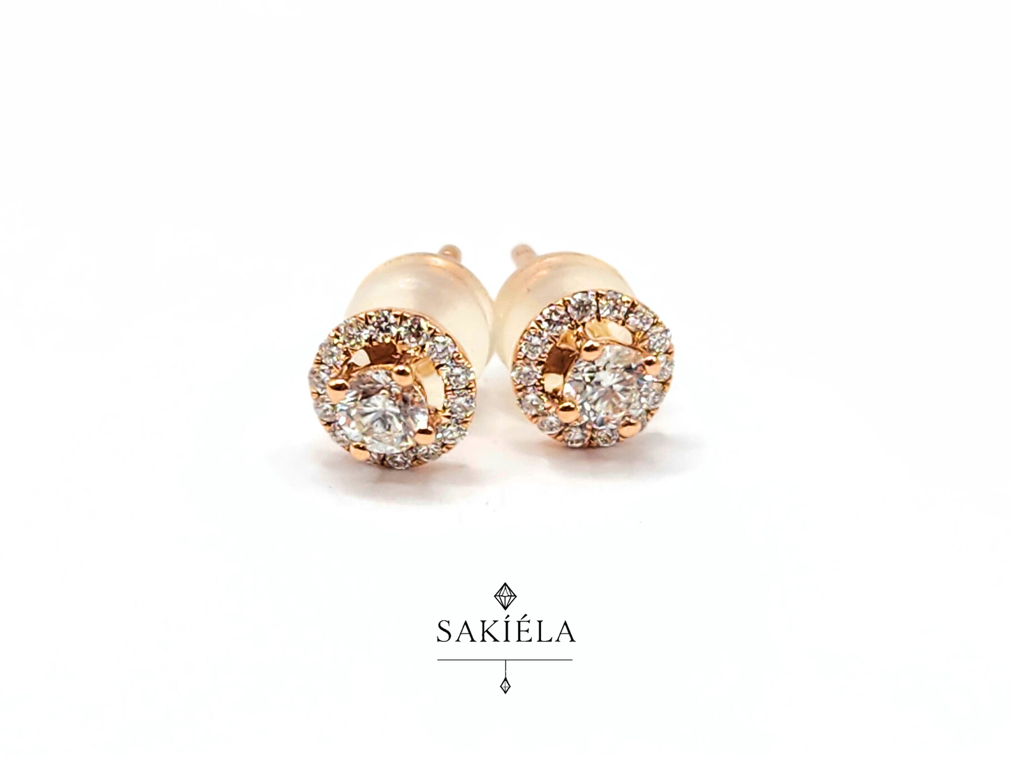 Stud Earrings - 3cts