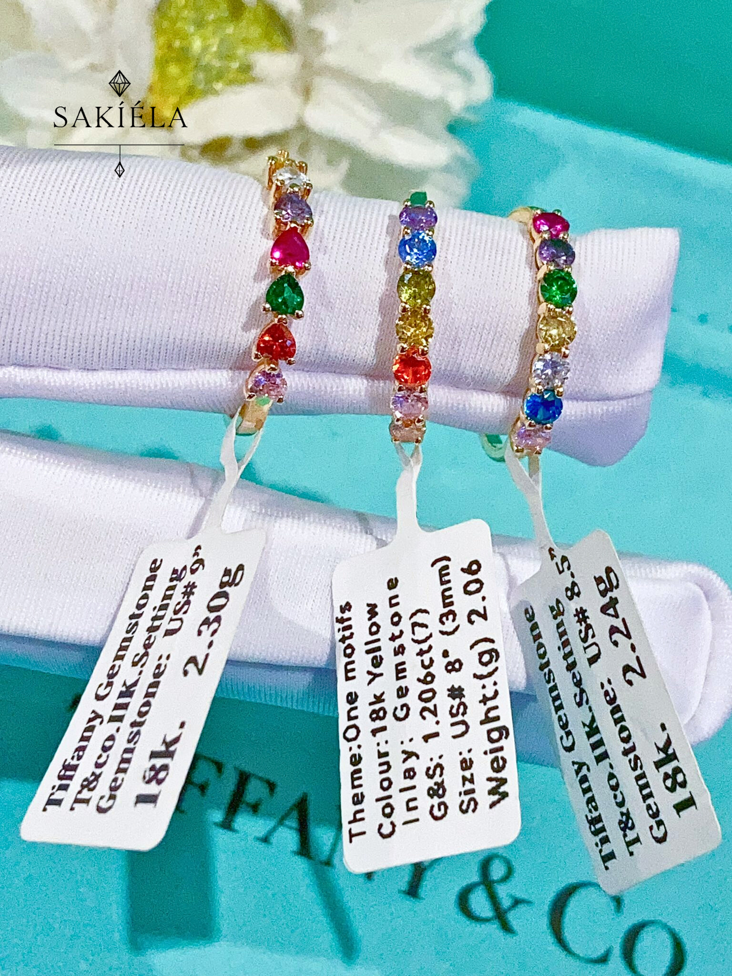 Tiffany Rainbow Rings