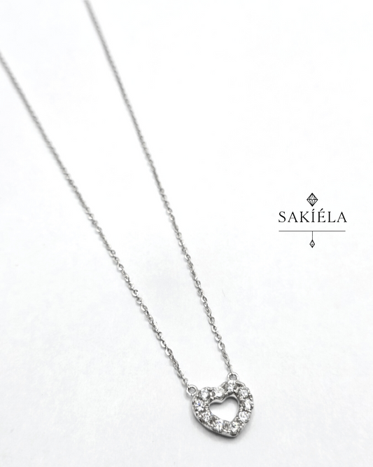 Heart Pendant Necklace - 0.60cts