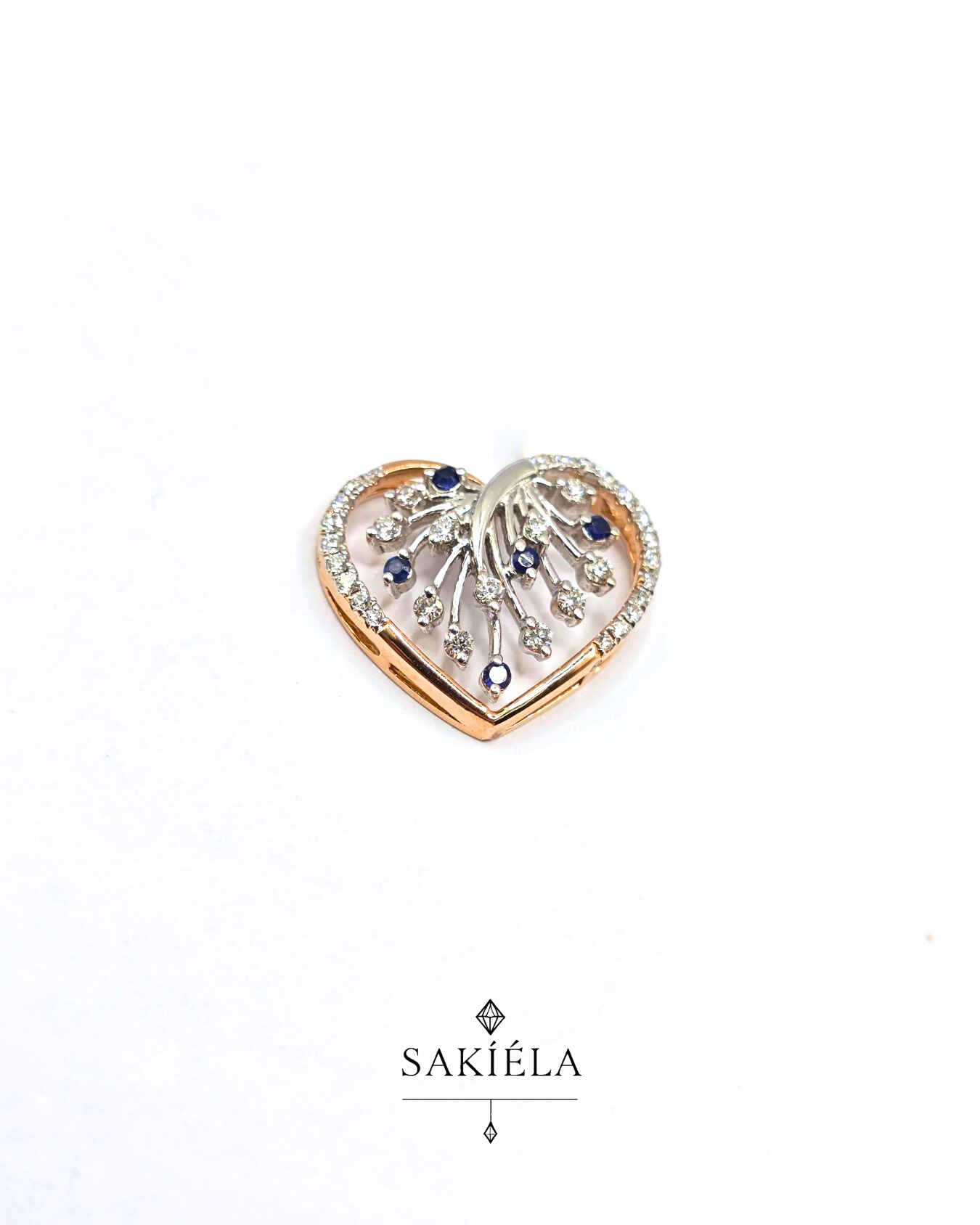 Heart Pendant - 0.58cts