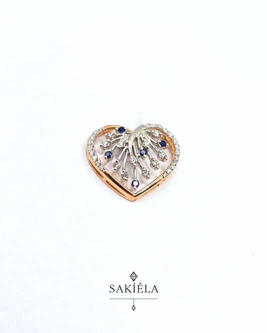 Heart Pendant - 0.58cts