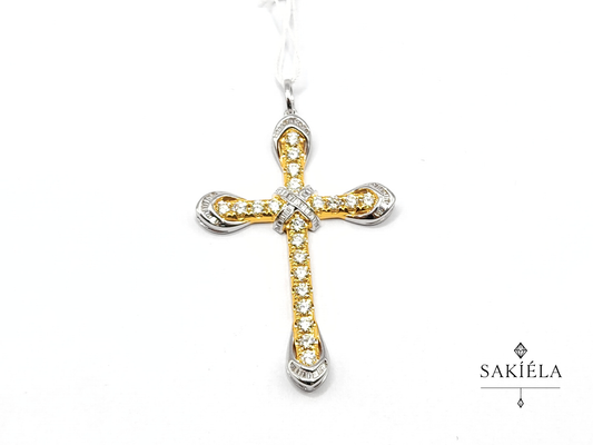 Diamond Cross Pendant - 1.88cts