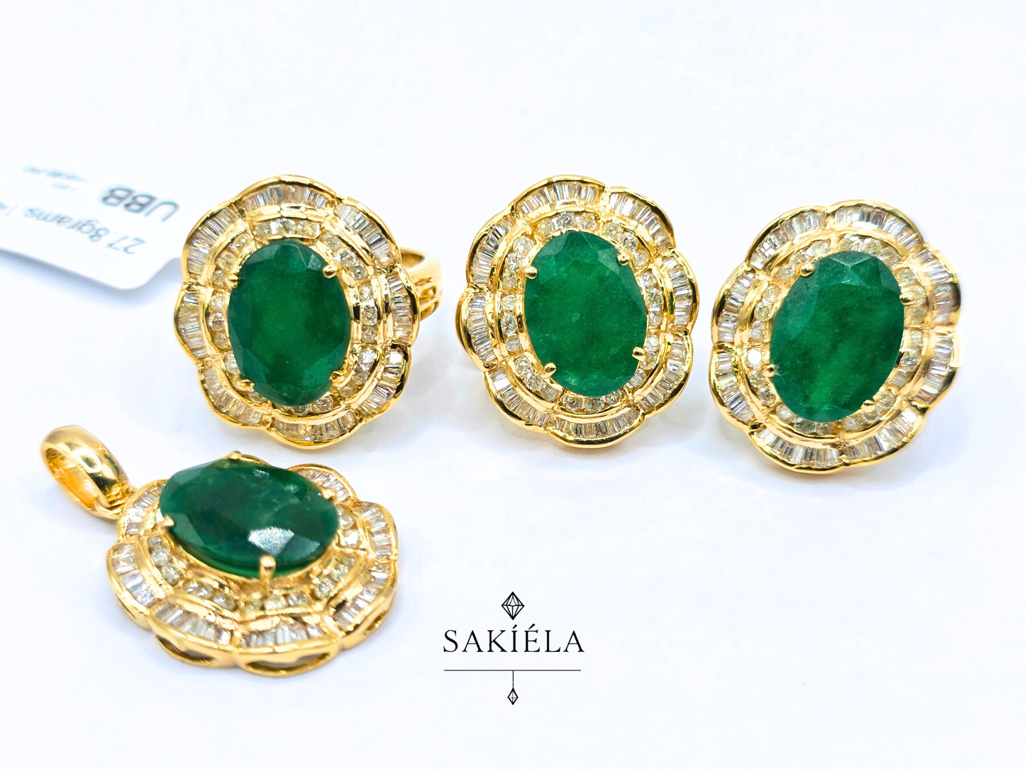 Diamond Emerald Set 1