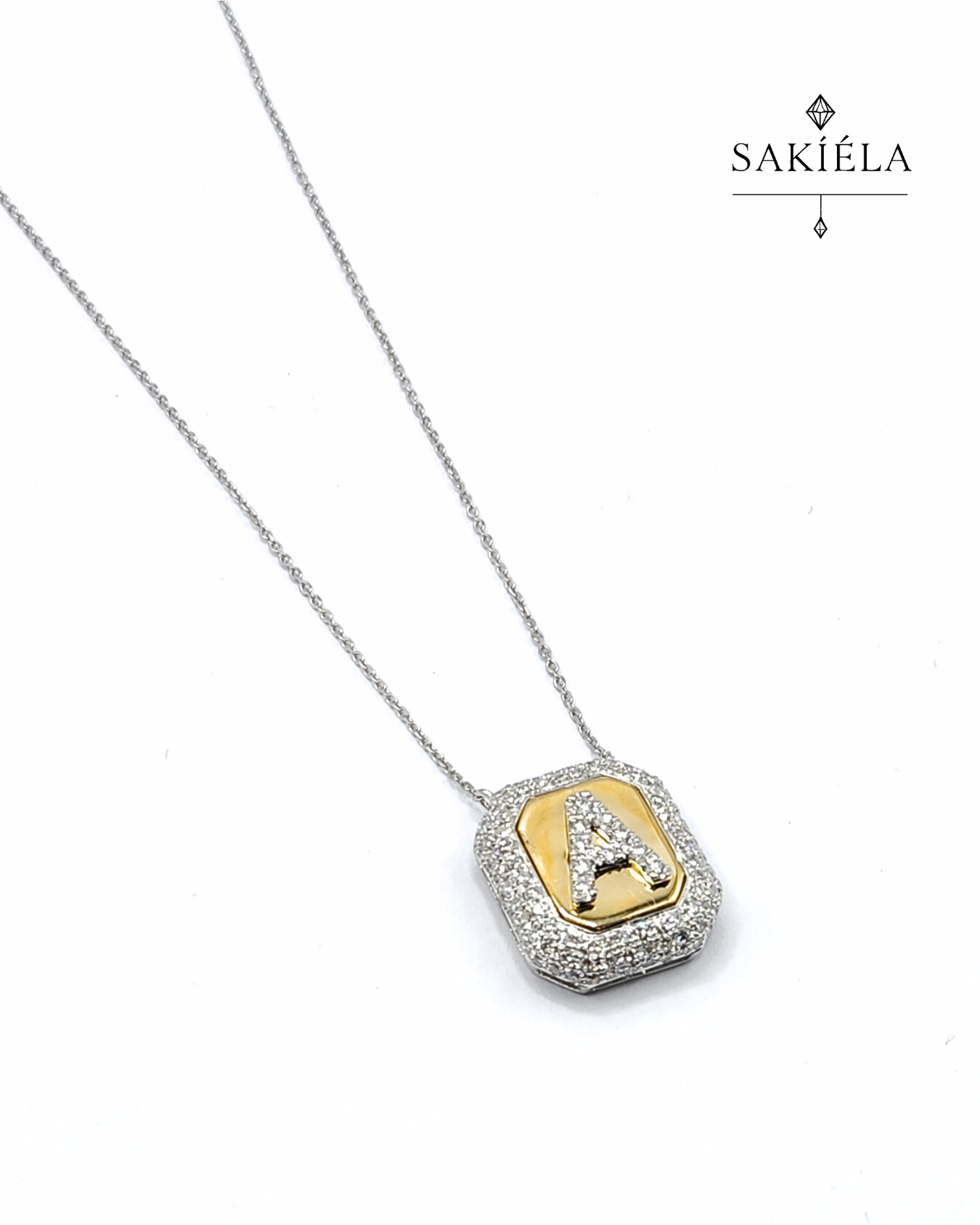 "A" Pendant Neckalce