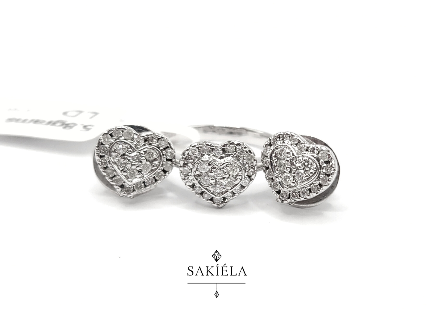 Diamond Ring & Earrings Set 72