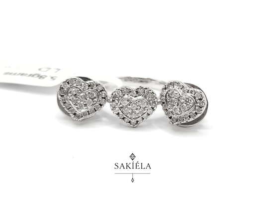 Diamond Ring & Earrings Set 72