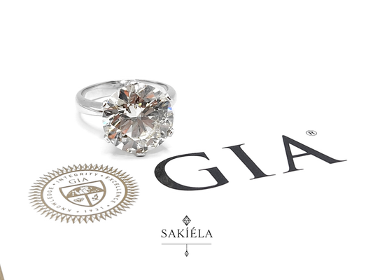 GIA-Certified Diamond Ring - 10.02cts