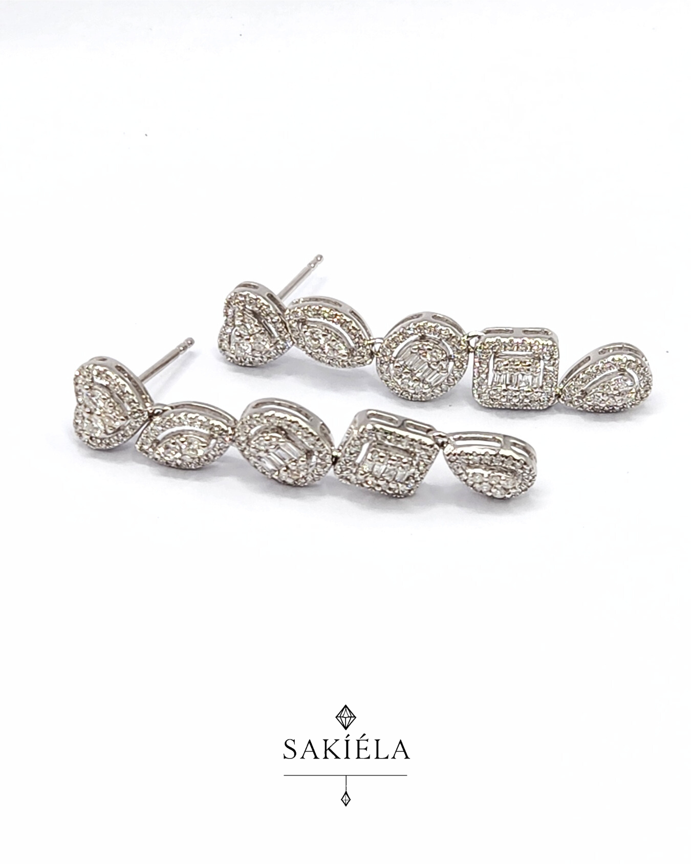 Diamond Earrings - 0.865cts