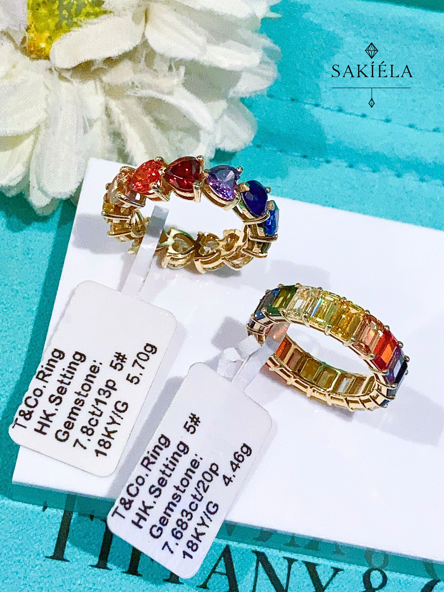 Tiffany Rainbow Rings
