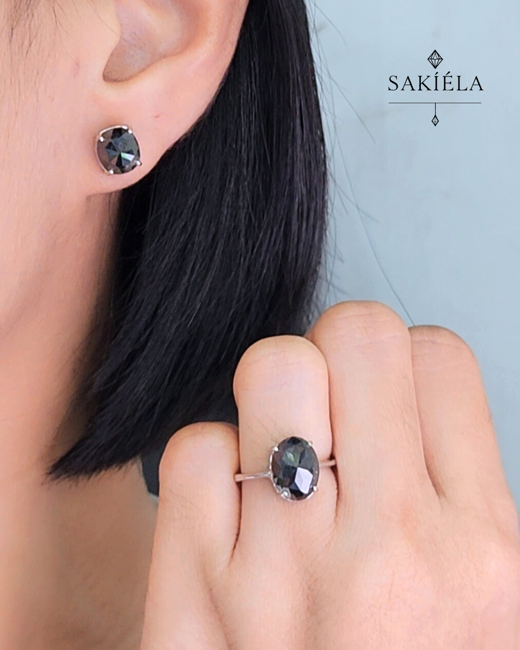 Diamond Ring & Earrings Set 37