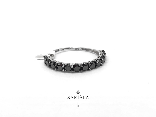 Black Diamond Ring - 1ct