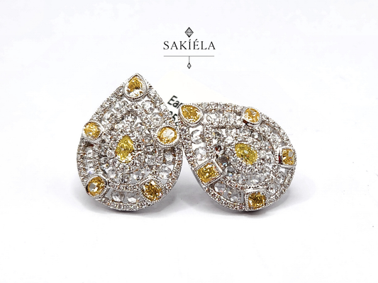 Pear Earrings - 5.02cts