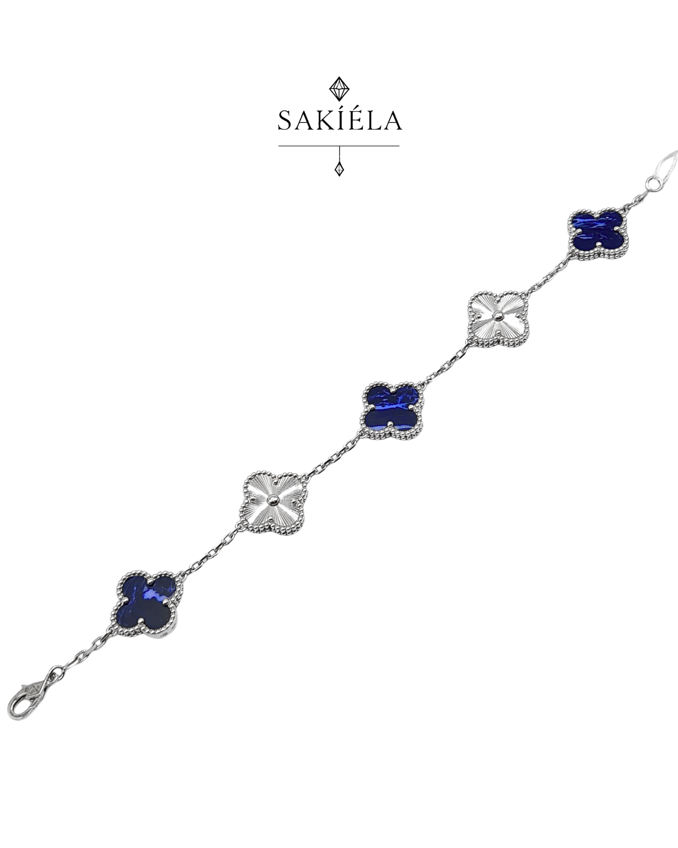 Van Cleef & Arpels' Alhambra 5 Motif Bracelet (Pietersite)
