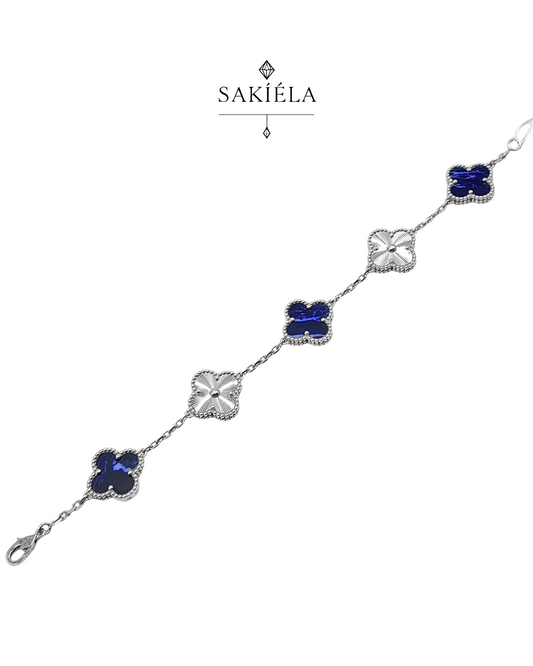 Van Cleef & Arpels' Alhambra 5 Motif Bracelet (Pietersite)