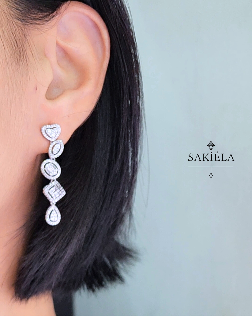 Diamond Earrings - 0.865cts