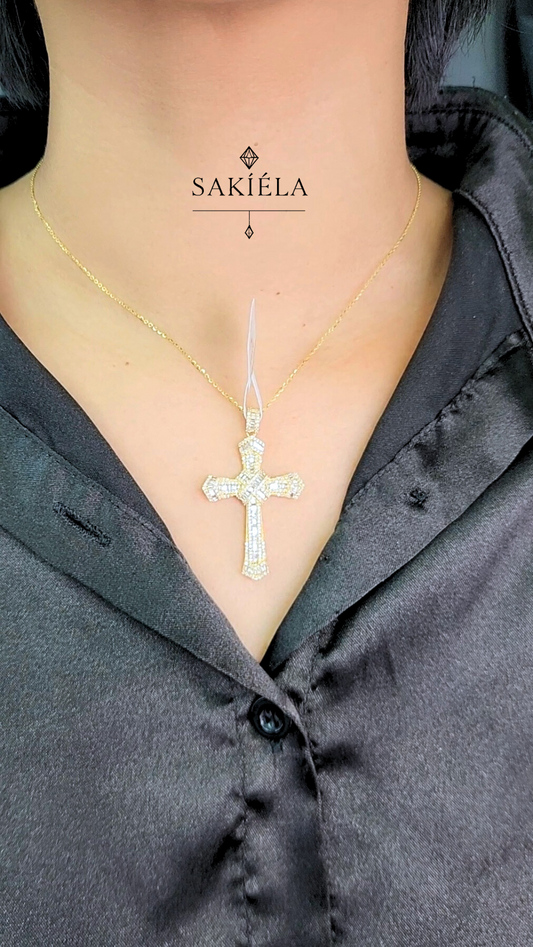 Cross Pendant - 1.5cts