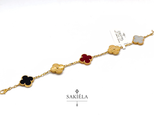 Van Cleef & Arpels' Alhambra 5 Motif Bracelet (Assorted)