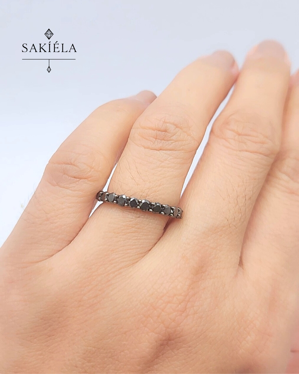 Black Diamond Ring - 1ct