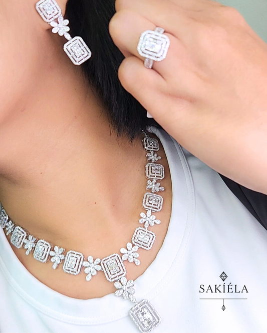 High-End Jewelry Set- 6.024cts
