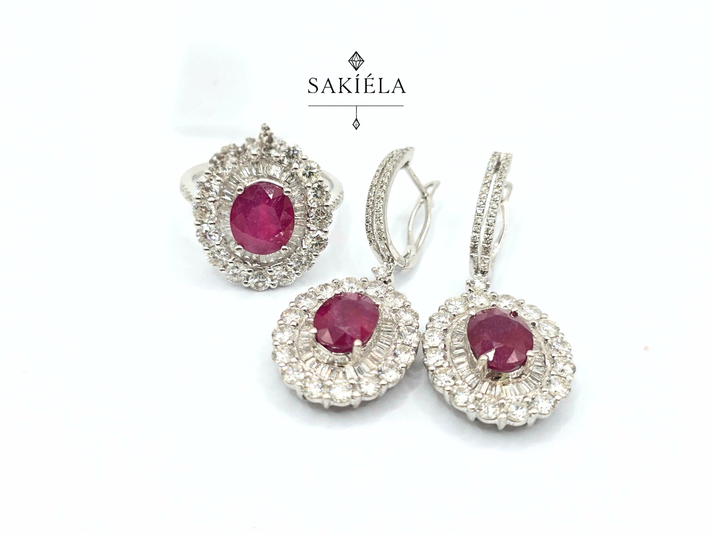 Diamond Ring & Earrings Set 30