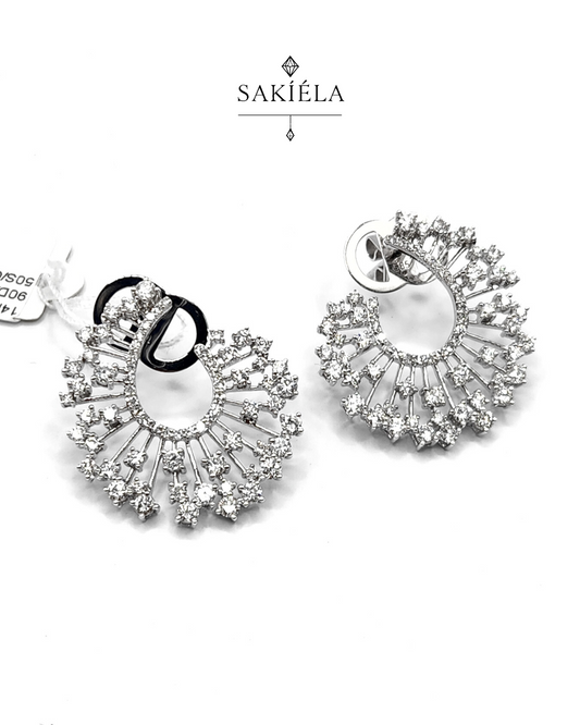 Stud Earrings - 2.08cts