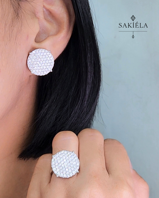 Diamond Ring & Earrings Set 28