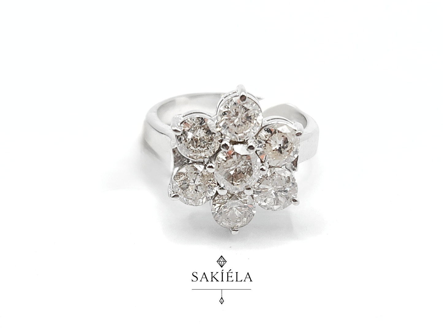 Flower Ring - 2.10cts