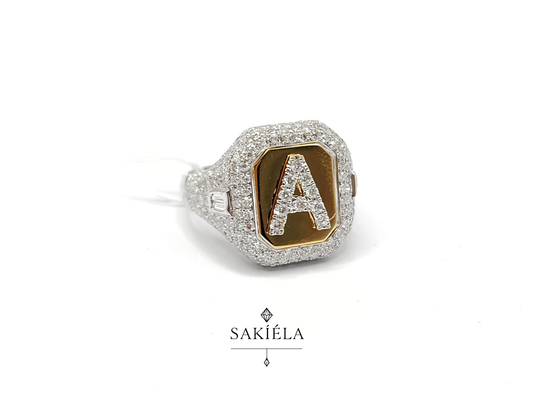 Diamond "A" Ring - 1.63cts