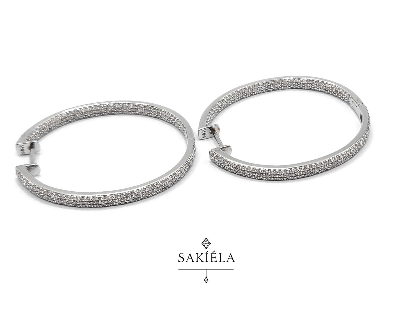 Hoop Earrings - 2.67cts