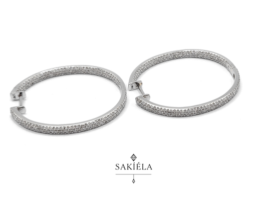 Hoop Earrings - 2.67cts