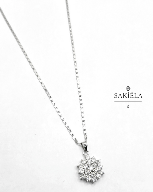 Cluster Pendant Necklace - 1ct