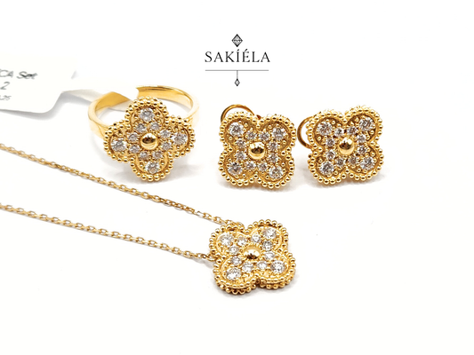 Van Cleef & Arpels' Vintage Alhambra Set (Yellow Gold)