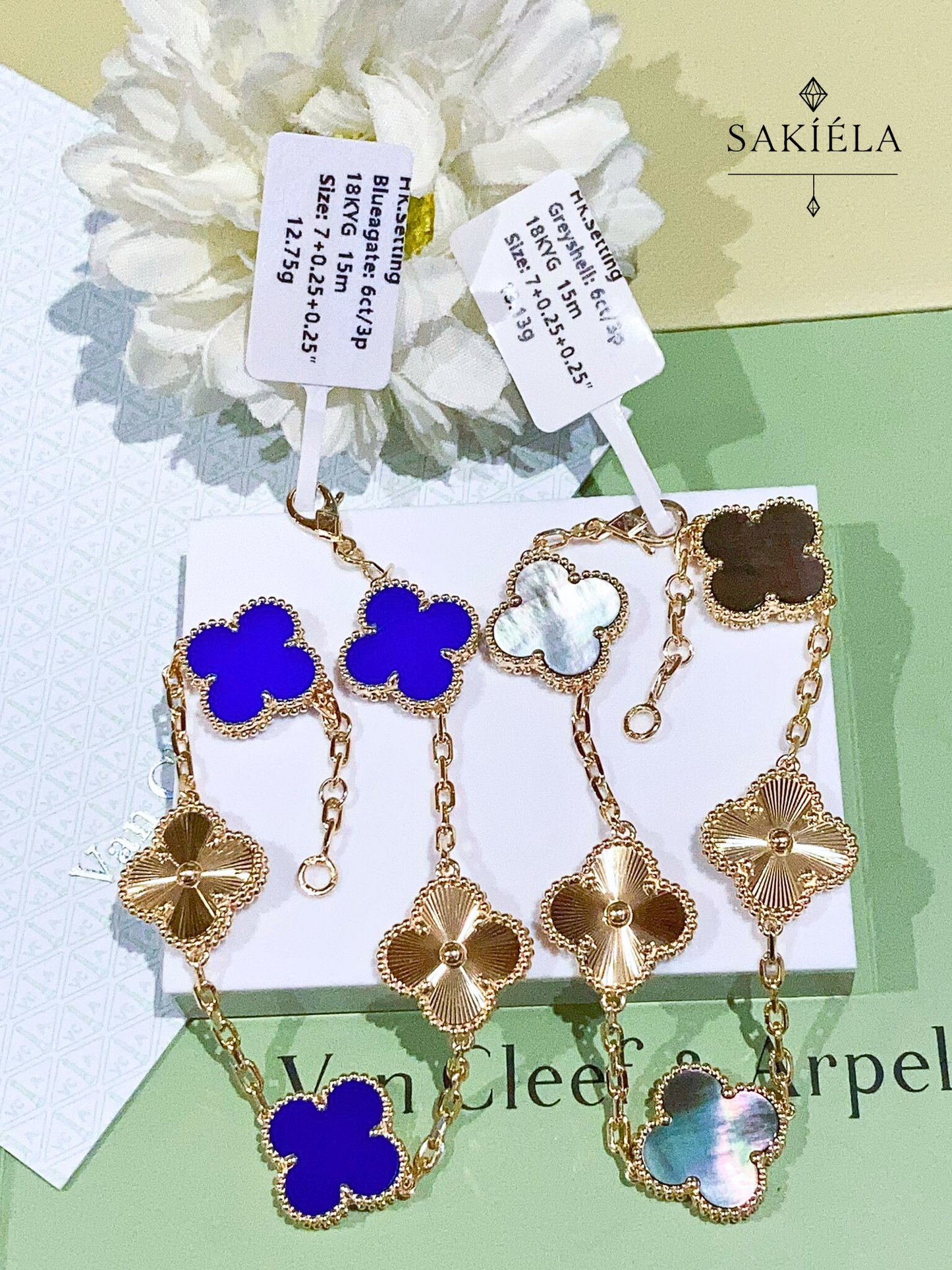 Van Cleef & Arpels Alhambra 5 Motif Bracelet