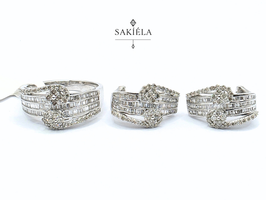 Diamond Ring & Earrings Set 23