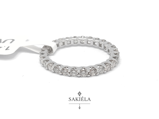 Tennis Ring (White Gold) - 1ct