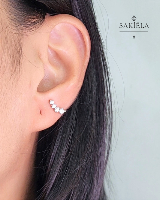 Stud Earrings - 0.46cts