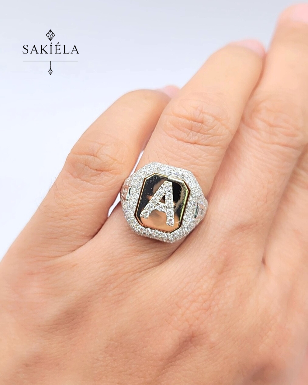 Diamond "A" Ring - 1.63cts