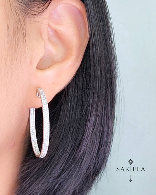 Hoop Earrings - 2.67cts