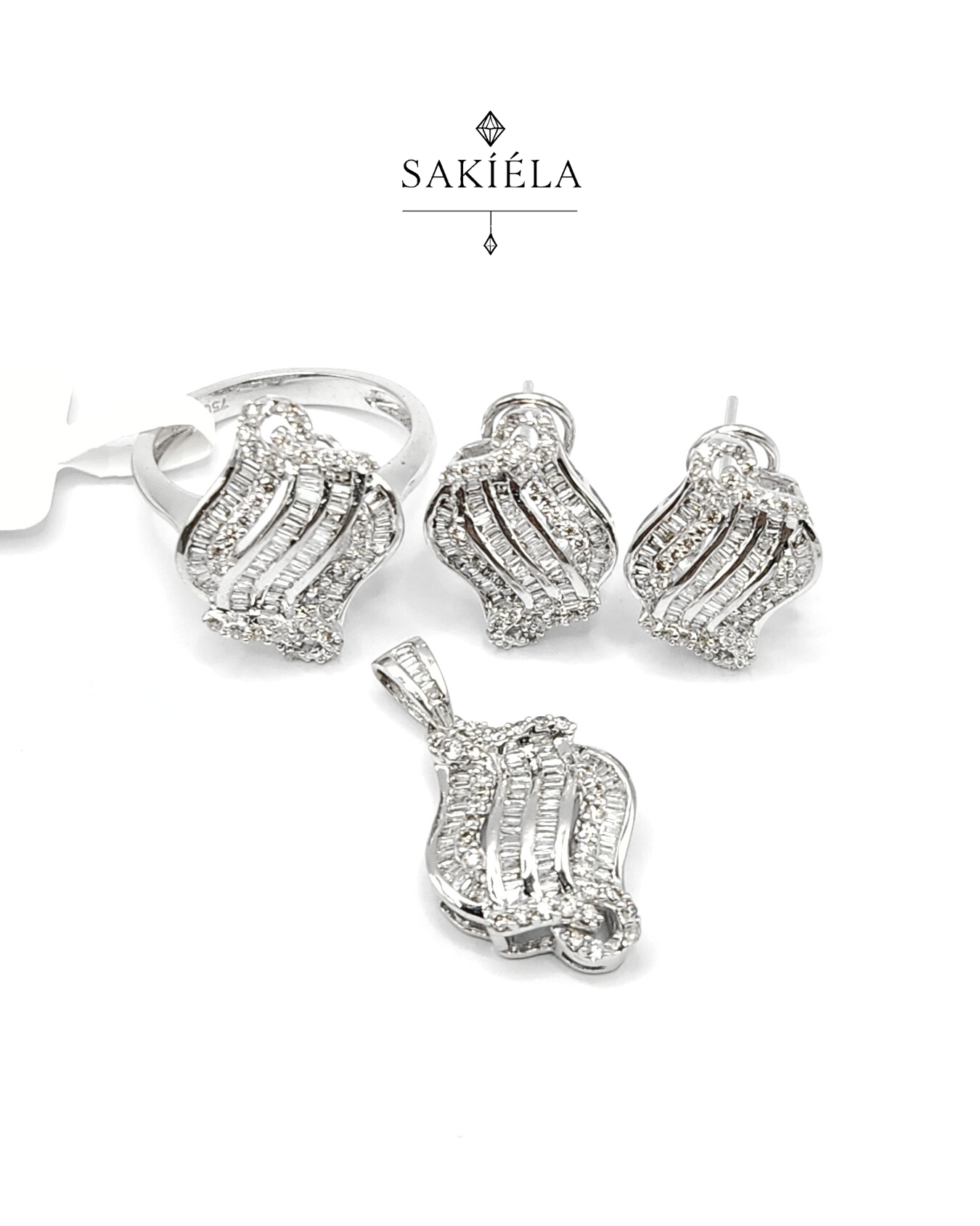 Curvy Diamond Set - 4cts