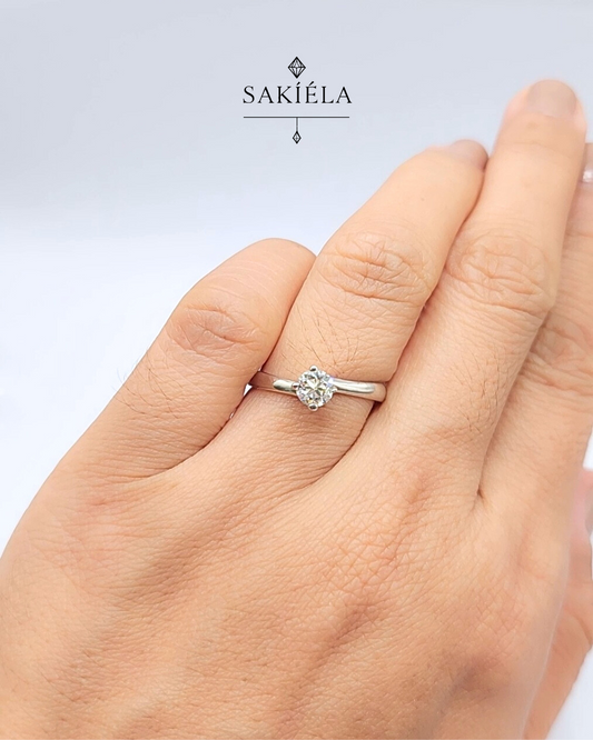 Tiffany Engagement Ring - 0.50cts