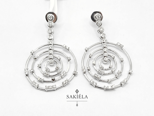 Concentric Earrings - 2cts
