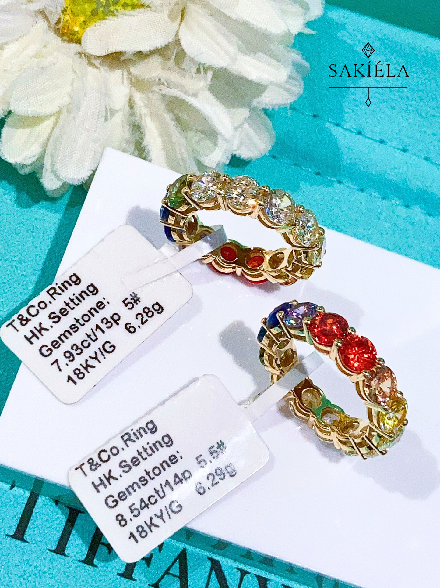 Tiffany Rainbow Rings