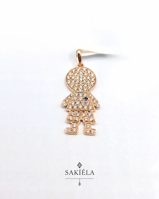 Man Pendant - 1.20cts