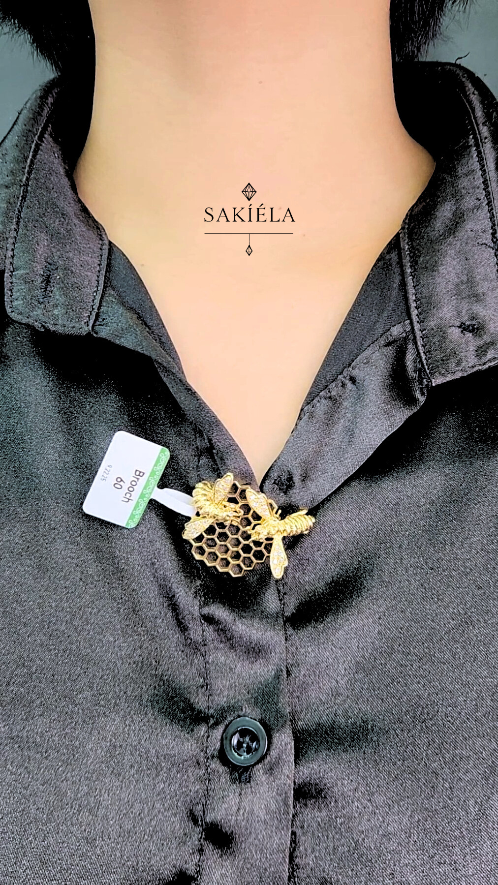 Bee Pendant - 0.35cts