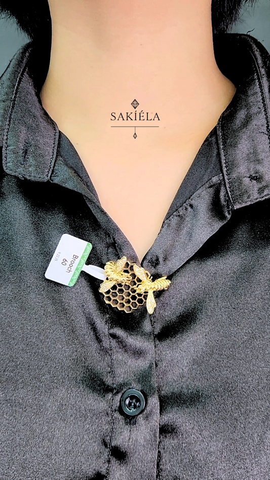 Bee Pendant - 0.35cts