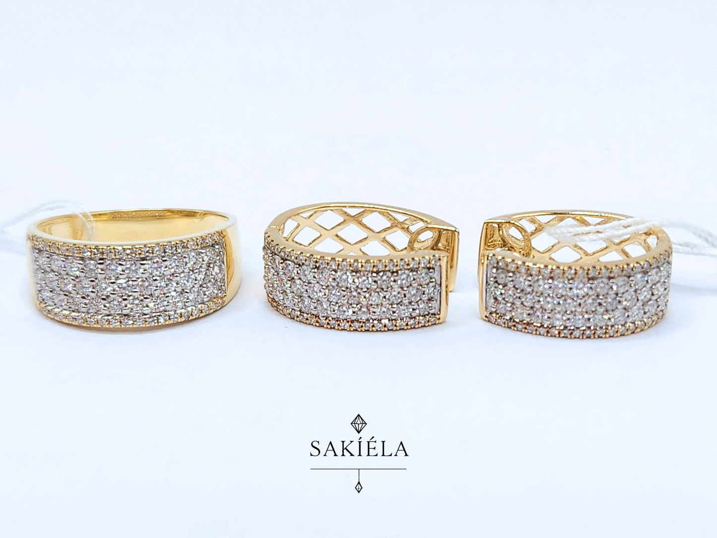 Diamond Ring and Earring