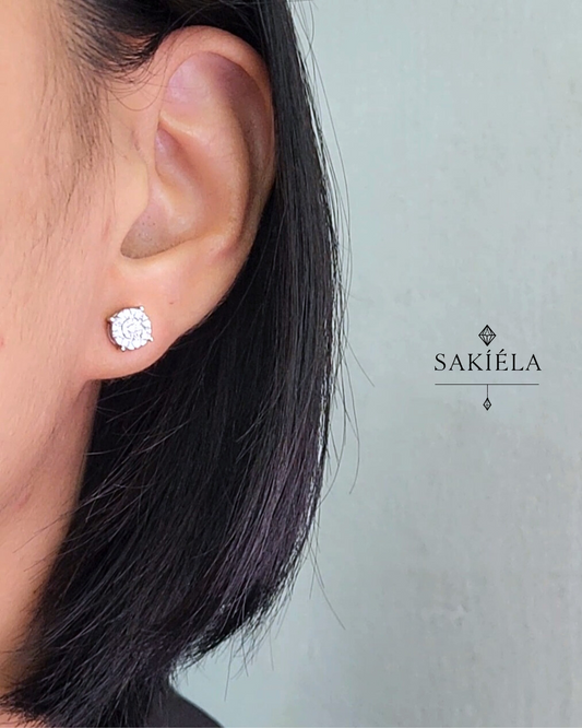 Stud Earrings - 0.54cts