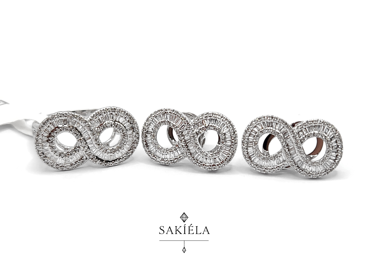 Diamond Ring & Earrings Set 65