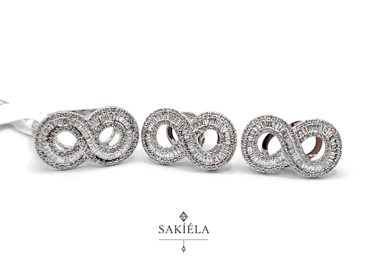 Diamond Ring & Earrings Set 65